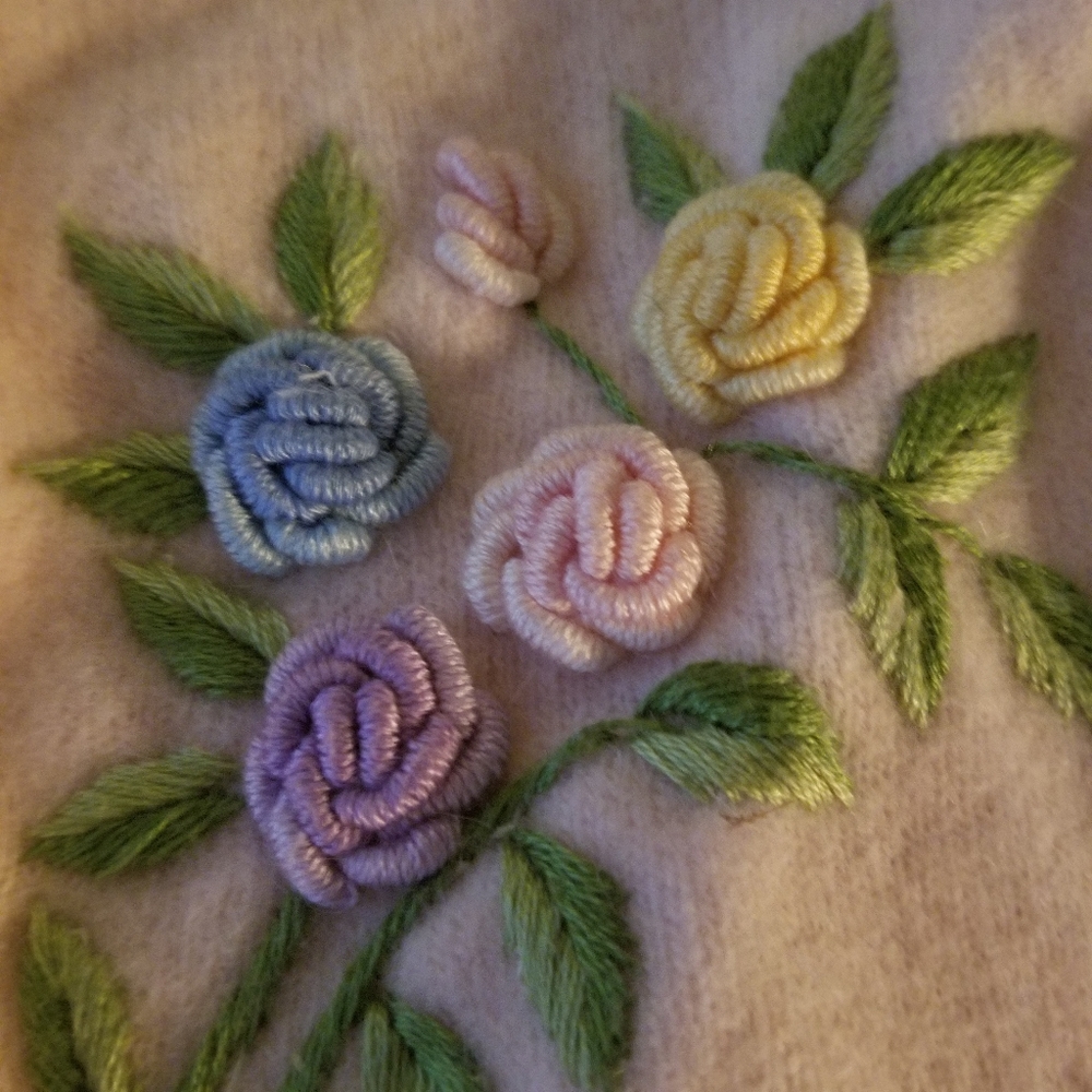 Hand crafted wool knit